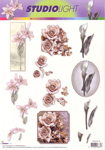 Studiolight 3D Sheets NOW HALF PRICE
