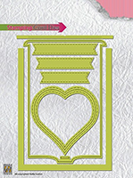 Nellie Snellen Special Card Die Stamping Card Dies - Heart