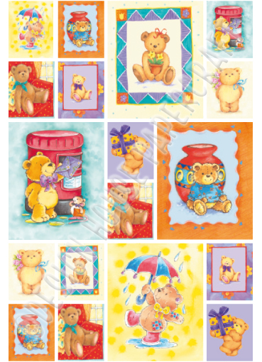 Design House Sticker Pack - Bear Times 'Bright and Beautiful'