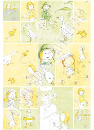 Design House Sticker Pack - Lilly and Duck 'Ducks Play'