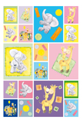 Design House Sticker Pack - Soft Safari ' Having Fun'