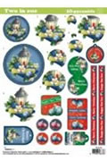 Two in One Pyramid 3D - Christmas (10 Sheets) NOW HALF PRICE