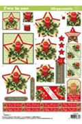 Two in One Pyramid 3D - Christmas (10 Sheets) NOW HALF PRICE