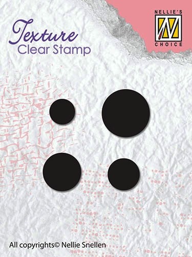 Nellie Snellen Texture Clear Stamp - Dots