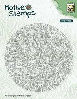 Nellie Snellen Texture Clear Stamp - Flower Power