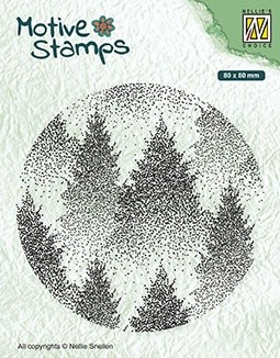 Nellie Snellen Motive Clear Stamp - Misty Forest