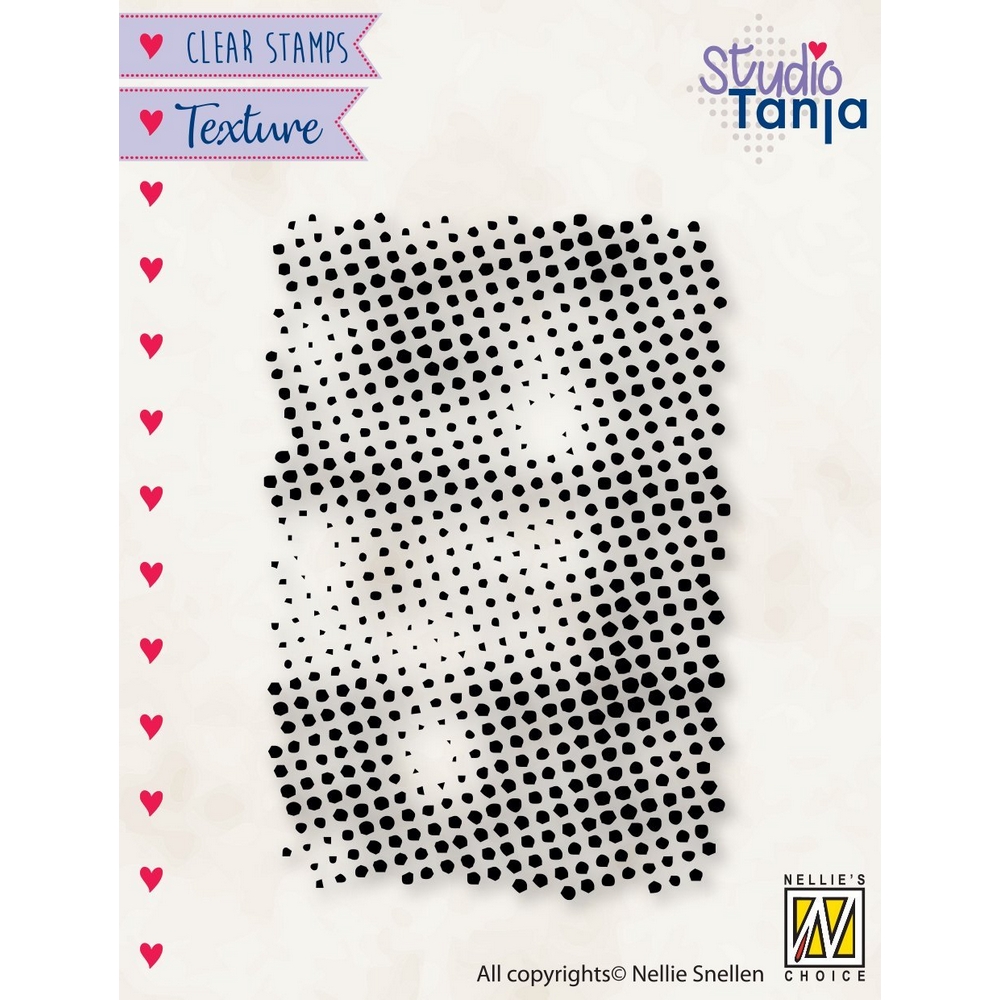 Nellie Snellen Texture Clear Stamps - Dots