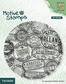 Nellie Snellen Motive Clear Stamps - Postmarks