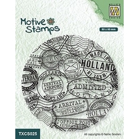 NEW Nellie Snellen Motive Clear Stamps - Postmarks