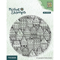 Nellie Snellen Motive Clear Stamps - Dancing Houses