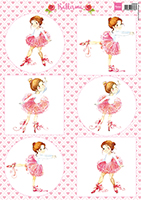 Marianne Design Decoupage - Ballerina x10