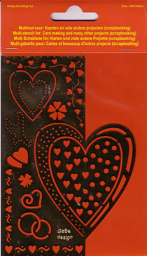 Multi Stencil - Heart DQ5 Multi Stencil - Heart DQ5
