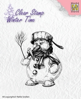 Nellie Snellen Clear Stamp Winter Time - Snowman