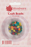 Flower Brads 80pcs Primary