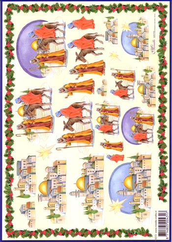 Christmas 3D Sheets x 10
