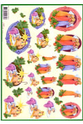 Christmas 3D Sheets x 10