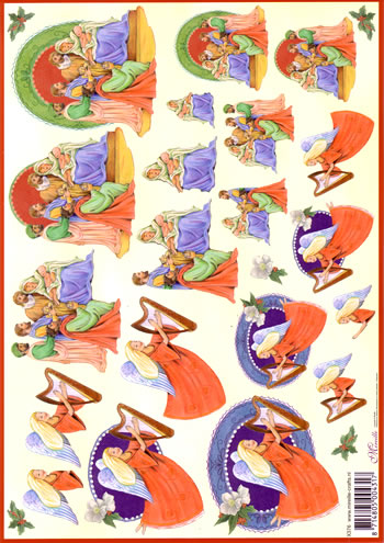 Christmas 3D Sheets x 10