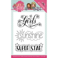 Yvonne Creations Sweet Girls Clear Stamp