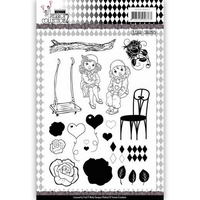 Yvonne Creations Pretty Pierrot 2 Clear Stamps