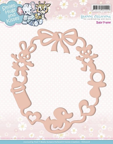 Yvonne Creations - Smiles, Hugs and Kisses - Baby Frame