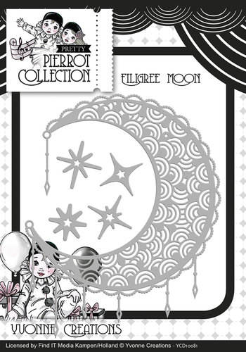 Yvonne Creations Pretty Pierrot - Filigree Moon
