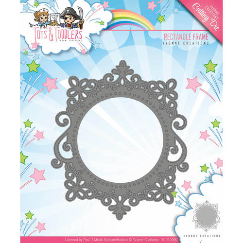 Yvonne Creations Tots and Toddlers Cutting Die - Rectangle Frame