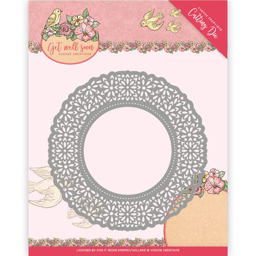 Yvonne Creations Get Well Soon Cutting Die - Flower Doily