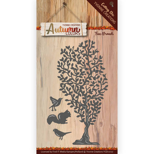 Yvonne Creations Autumn Color Cutting Die - Tree Branch