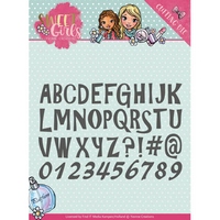 Yvonne Creations Sweet Girls Cutting Die - Lovely Alphabet