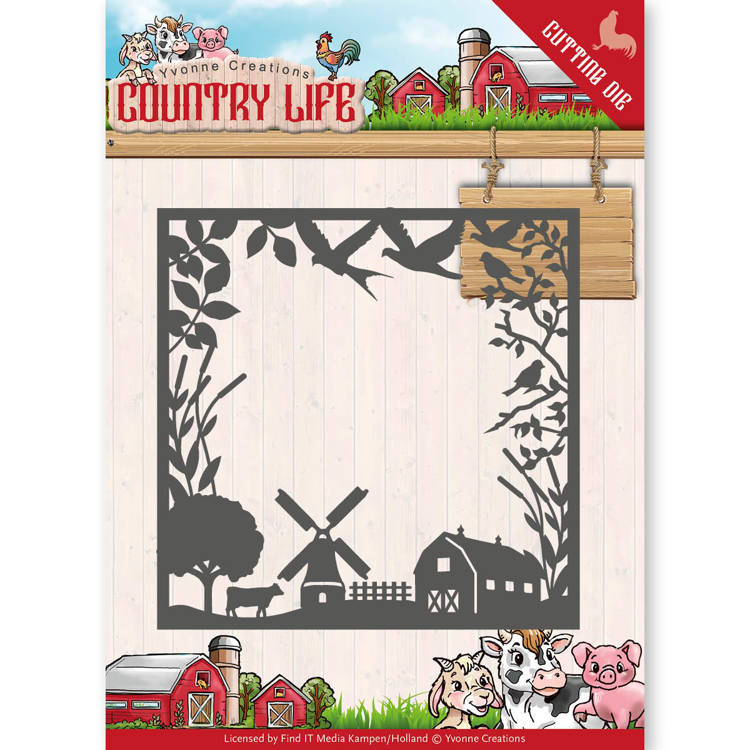 Yvonne Creations Country Life Cutting Die - Frame
