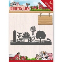 Yvonne Creations Country Life Cutting Die - Farm Border