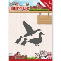 Yvonne Creations Country Life Cutting Die - Ducks