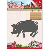 Yvonne Creations Country Life Cutting Die - Pig