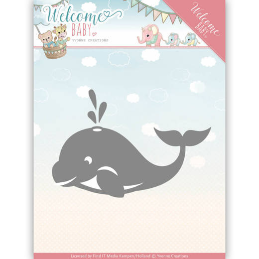Yvonne Creations Welcome Baby Cutting Die - Little Orca
