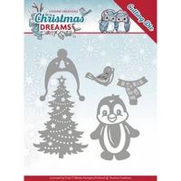 Yvonne Creations Christmas Dreams Cutting Dies - Christmas Penguin