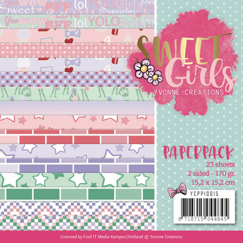 Yvonne Creations Sweet Girls Paperpack - Sweet Girls