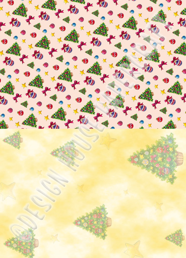 Design House Background Paper - Christmas Wishes 'Decorated 2'