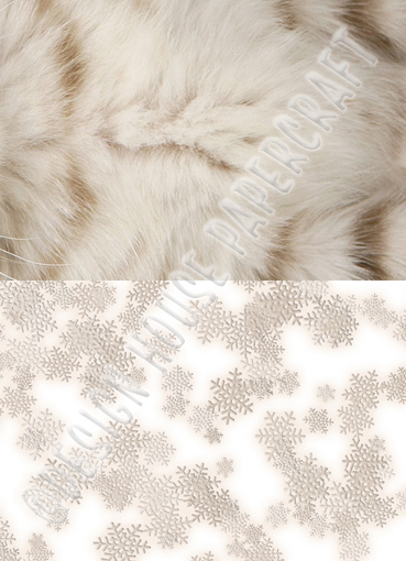 Design House Background Paper - Snowflake 'Kittens'