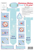 Design House Waterfall Kit - Christmas Wishes 'Friends & Shopping'