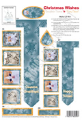 Design House Waterfall Kit - Christmas Wishes 'Snowflake Kitten & Rusty Tinsel'