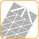 Border and Corner Peel Off Stickers
