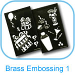 Brass Embossing Stencils - 1