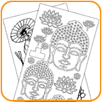 Cultural Peel Off Stickers