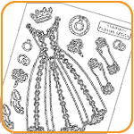 Fashion Peel Off Stickers
