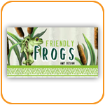 Amy Design Friendly Frogs