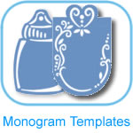 Label Art / Monogram Templates
