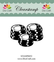50% OFF Dixi Craft Clearstamp - Poker Chips