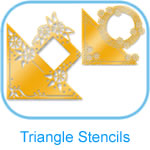 Triangle Embossing Stencils